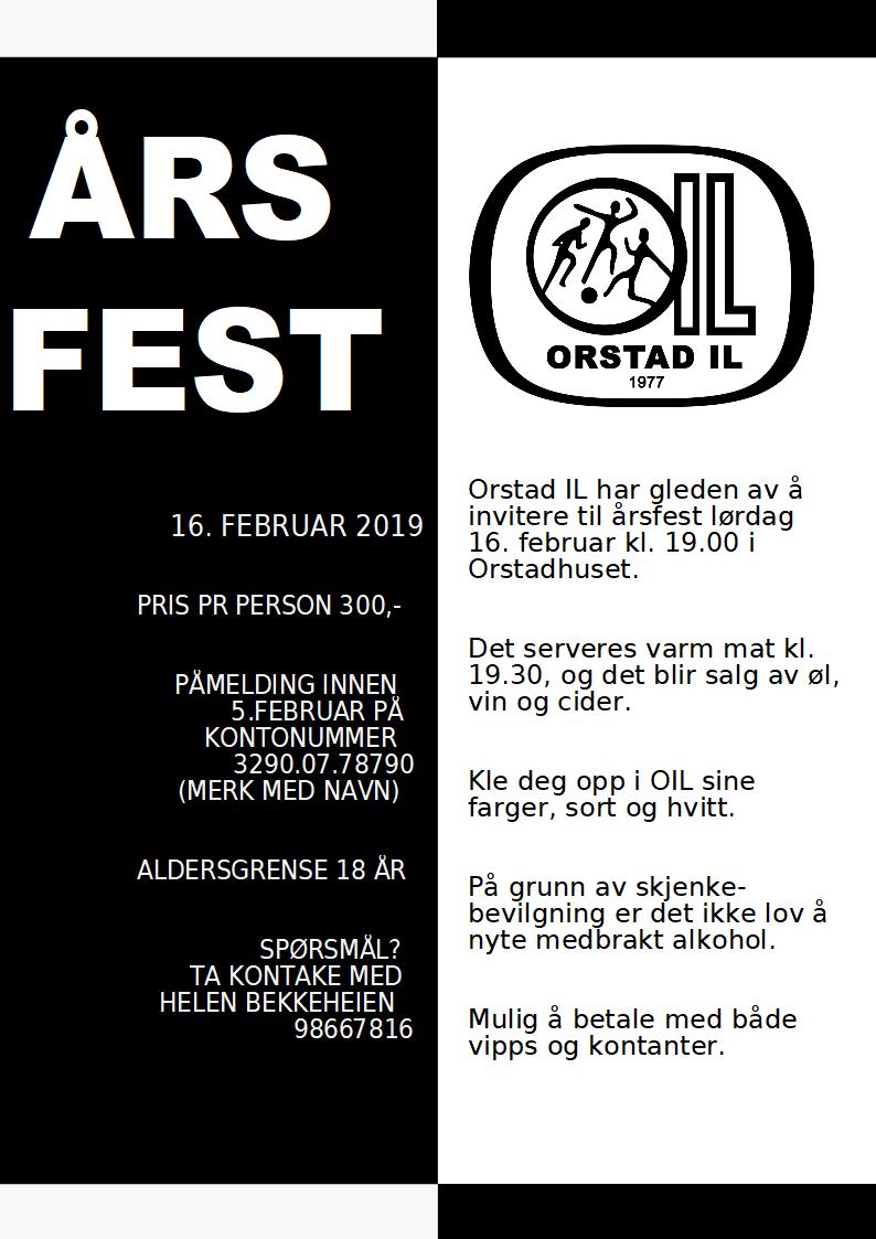 Årsfest 2019