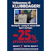 Klubbdager hos Sport 1 Jærhagen fra mandag 10. - onsdag 12.februar.