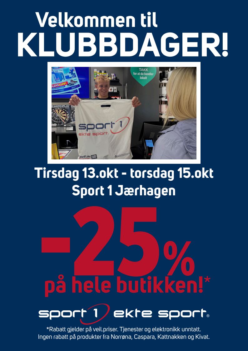 Image for Klubbdager høsten 2026