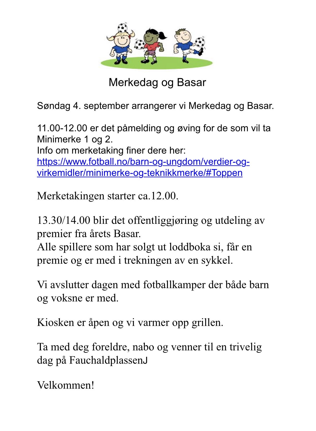 • MERKEDAG OG BASAR •