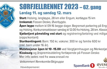 Velkommen til Sørfjellrennet!