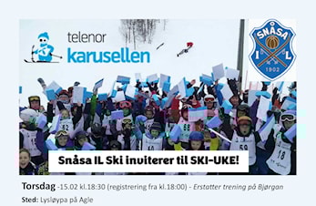 Ski-uke på Snåsa!