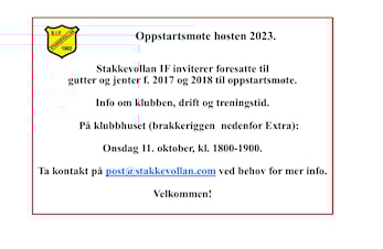 Oppstartsmøte 2017-2018 årgangen