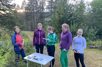 Treningsløp i Leveld