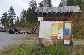 Løyper/poster ved Skrindehaugen ligger ute til og med tysdag 3/9