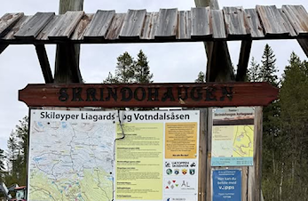 Poster / løyper ligger ute ved Skrindohaugen til og med sundag 8/6-2025