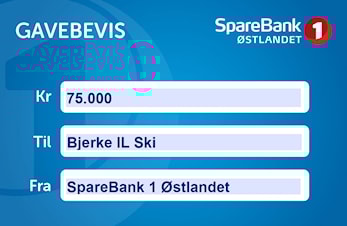Kjærkommen gave til Bjerke IL Ski