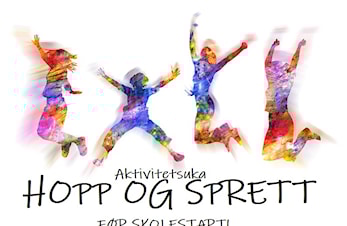 Aktivitetsuka HOPP OG SPRETT FØR SKOLESTART!
