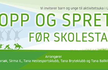 Hopp og Sprett før skolestart