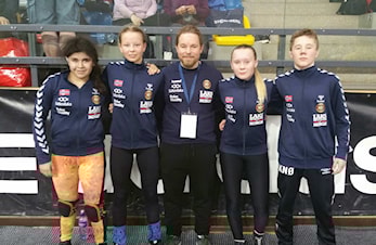 Medaljer til søskenparet Viktoria og Kasper Øverby i Nordisk Mesterskap for Ungdom