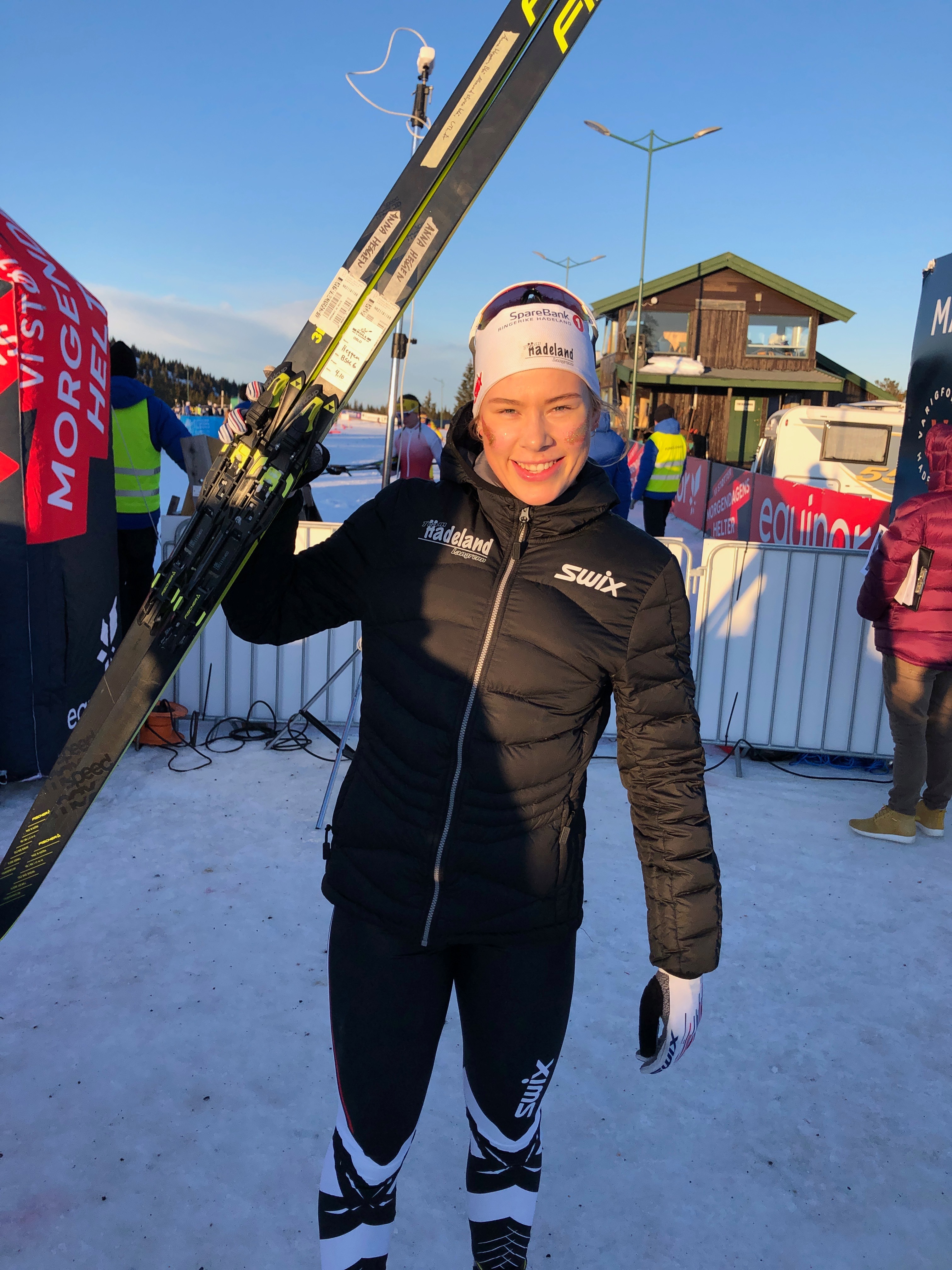 Gratulerer Anna Heggen med ny 1.plass på Lygna i dag.