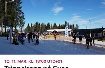 Trippelrenn på Svea torsdag 11.mars - klassisk - Velkommen