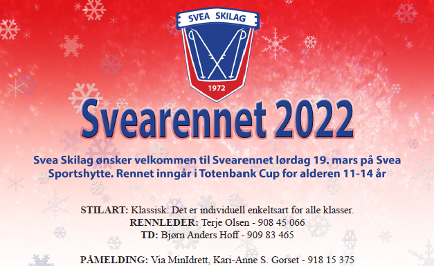 Invitasjon til Svearennet 2022
