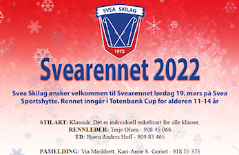 Invitasjon til Svearennet 2022