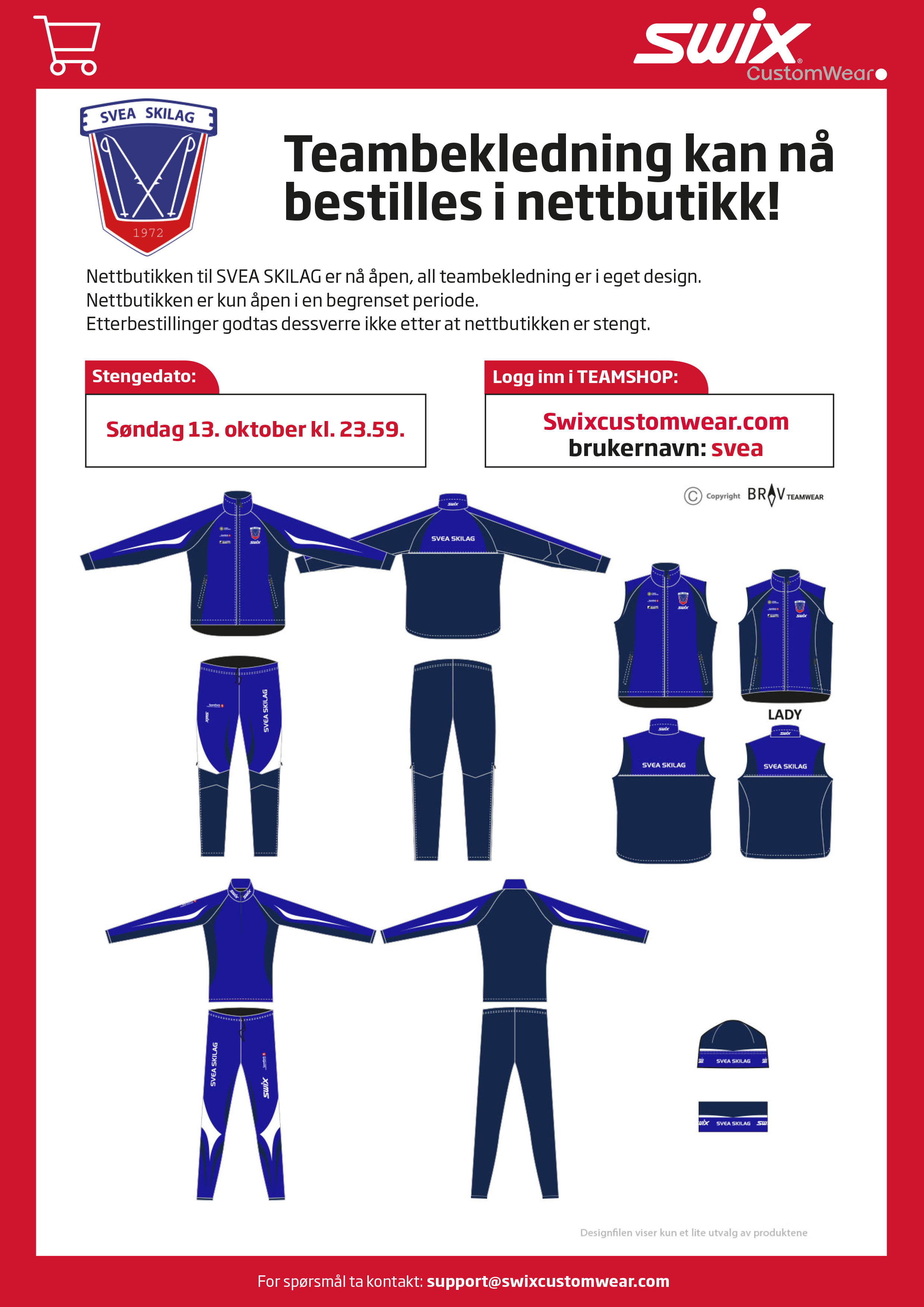 Klubbtøy Svea skilag