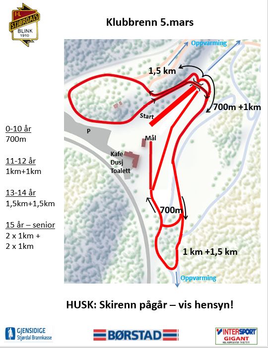 Løyper klubbrenn 5.mars