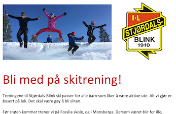 Skitrening!