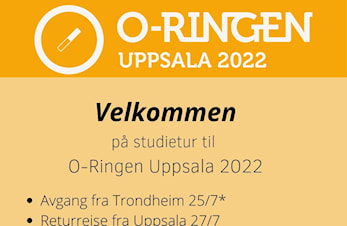 Bli med på studietur til O-ringen i Uppsala i sommer!