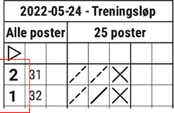 Treningsløp på Kindseth 24.mai