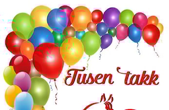 TUSEN TAKK FOR HJELPEN!