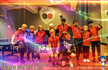 Sprudlende glede å spenning, glade å fornøyde bordtenniskaddetter på Region Vest Sør cup (2)