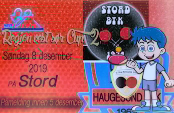 Invitasjon til Region vest sør Cup 2019 i Stord