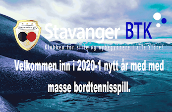 Stavanger bordtennisklubb ønsker alle et riktig godt nyttår