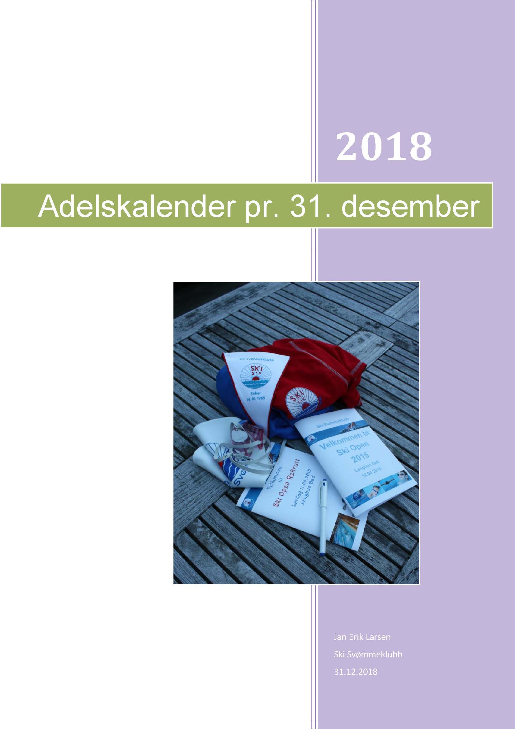 Adelskalenderen 2018