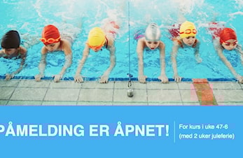 Påmelding Svømmeskole kurs Vinter 2019 er åpnet