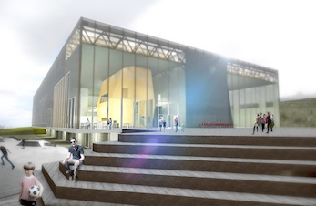 Ny svømmehall på langhus