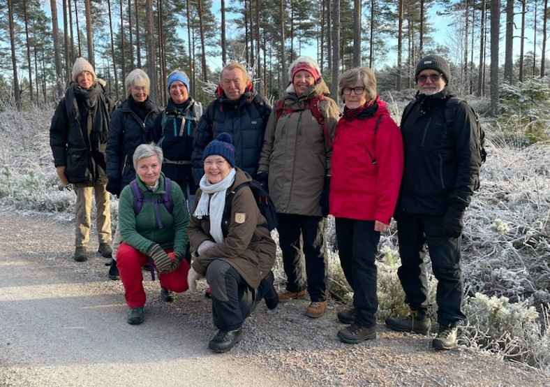 Onsdagsturen i dag 26. november samlet 12 stk.