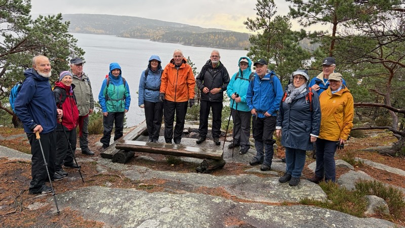 I dag, 21. oktober: REGNVÆRSTUR FOR 13 DELTAKERE PÅ SKRIVERØYA