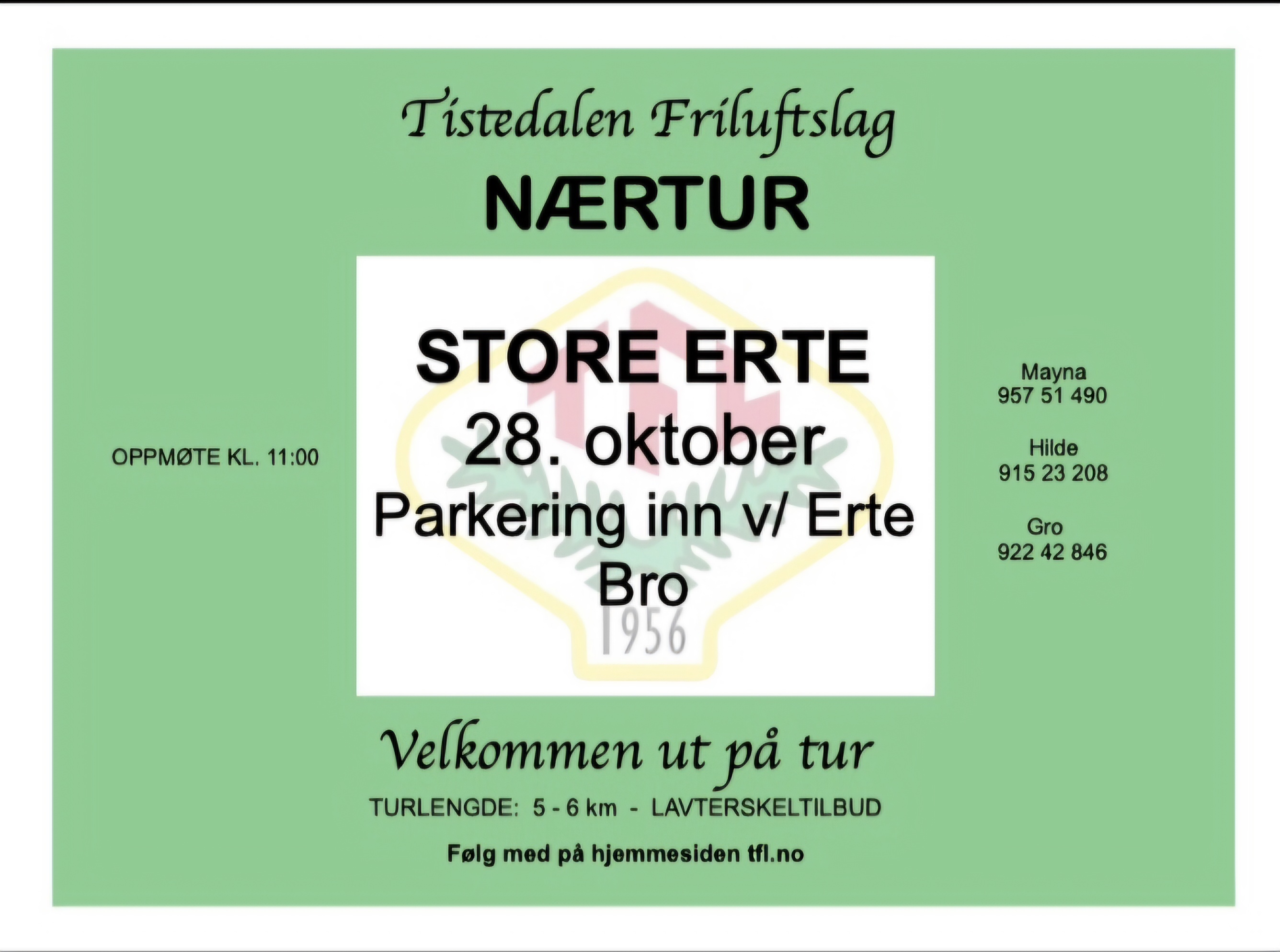 Onsdagens Nærtur ved Store Erte