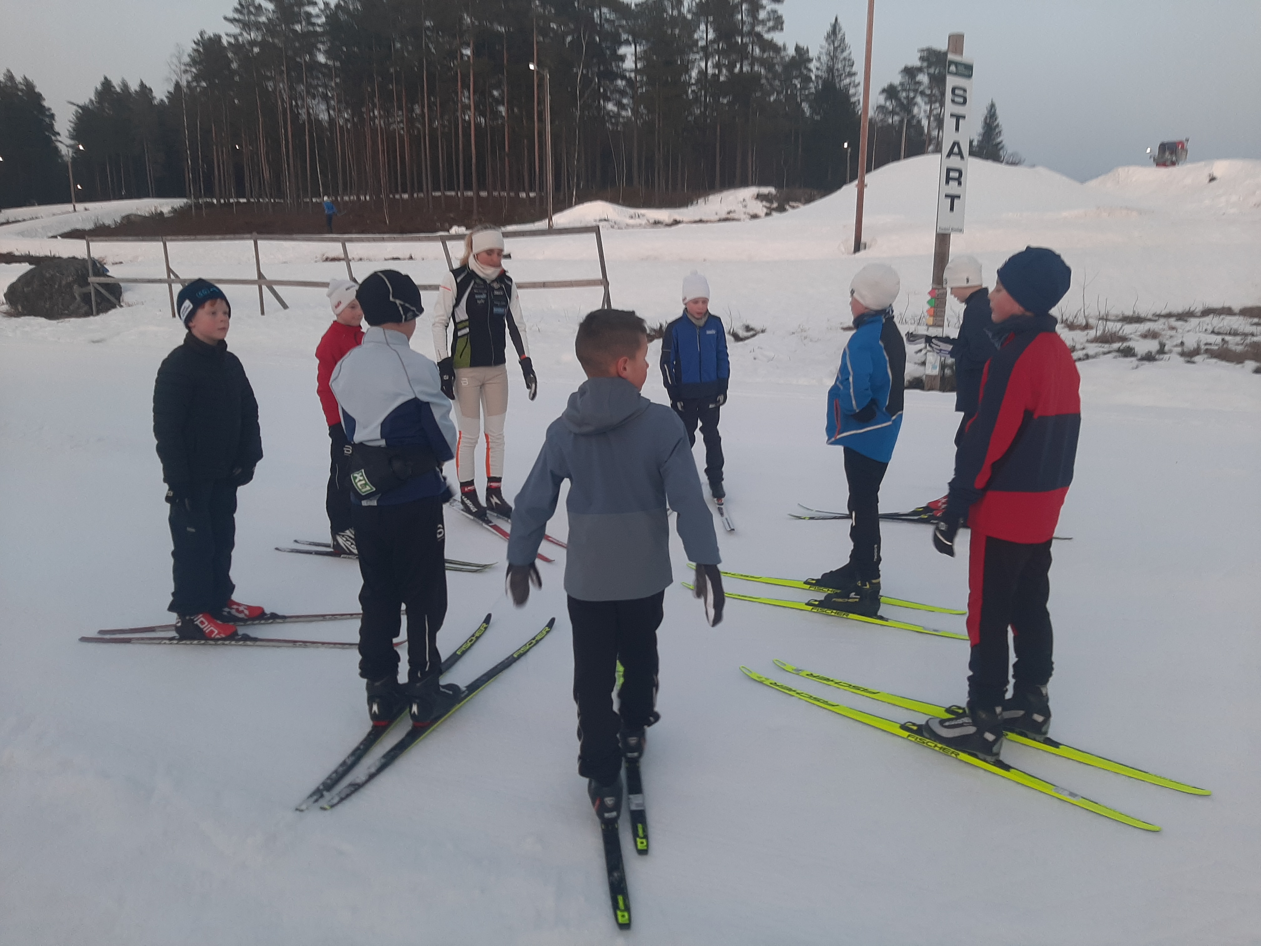 Skitrening under flotte forhold, 9. mars!