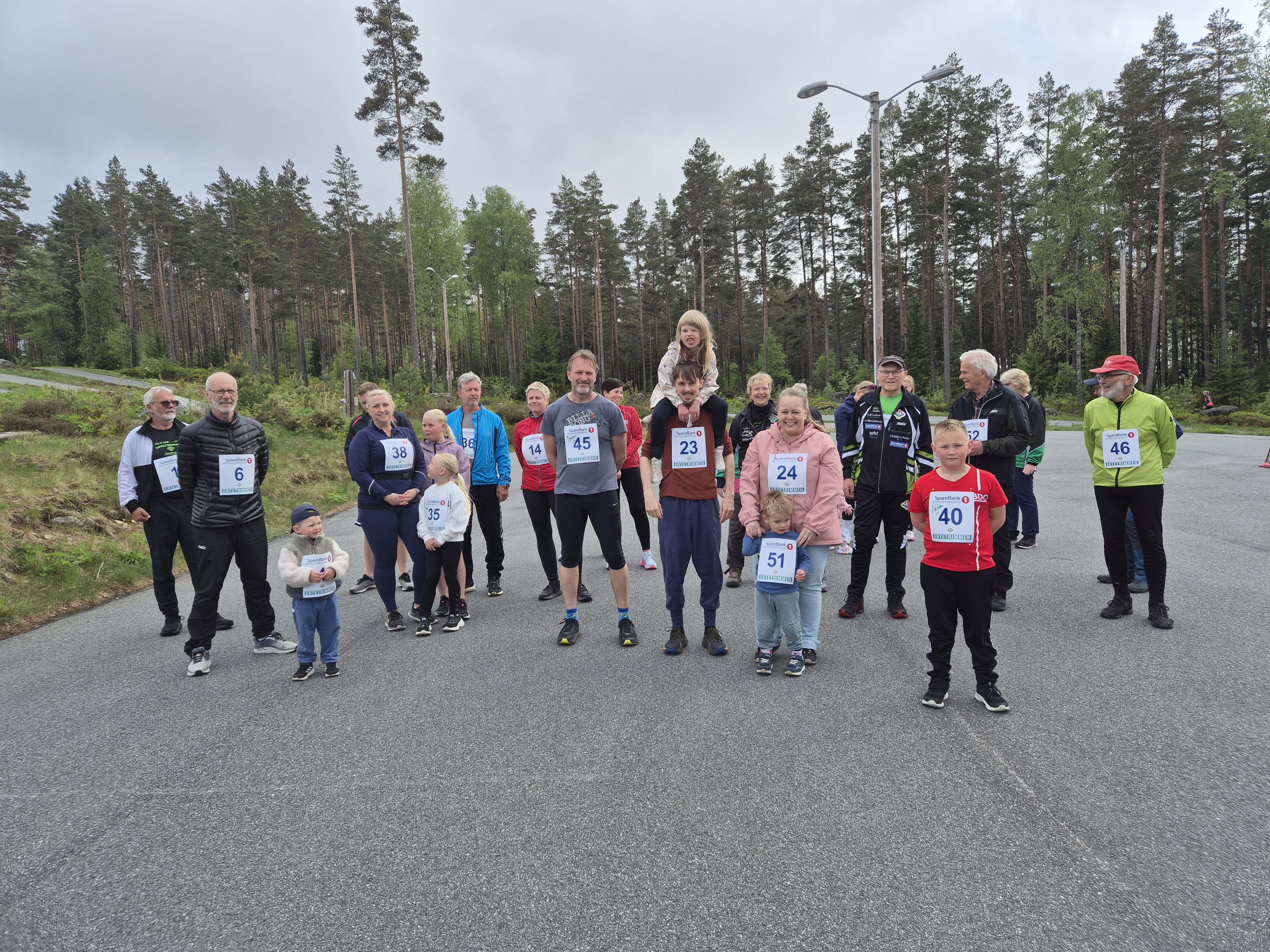 Torsdag 21. mai: 38 med på Ertetrimmen i kveld!