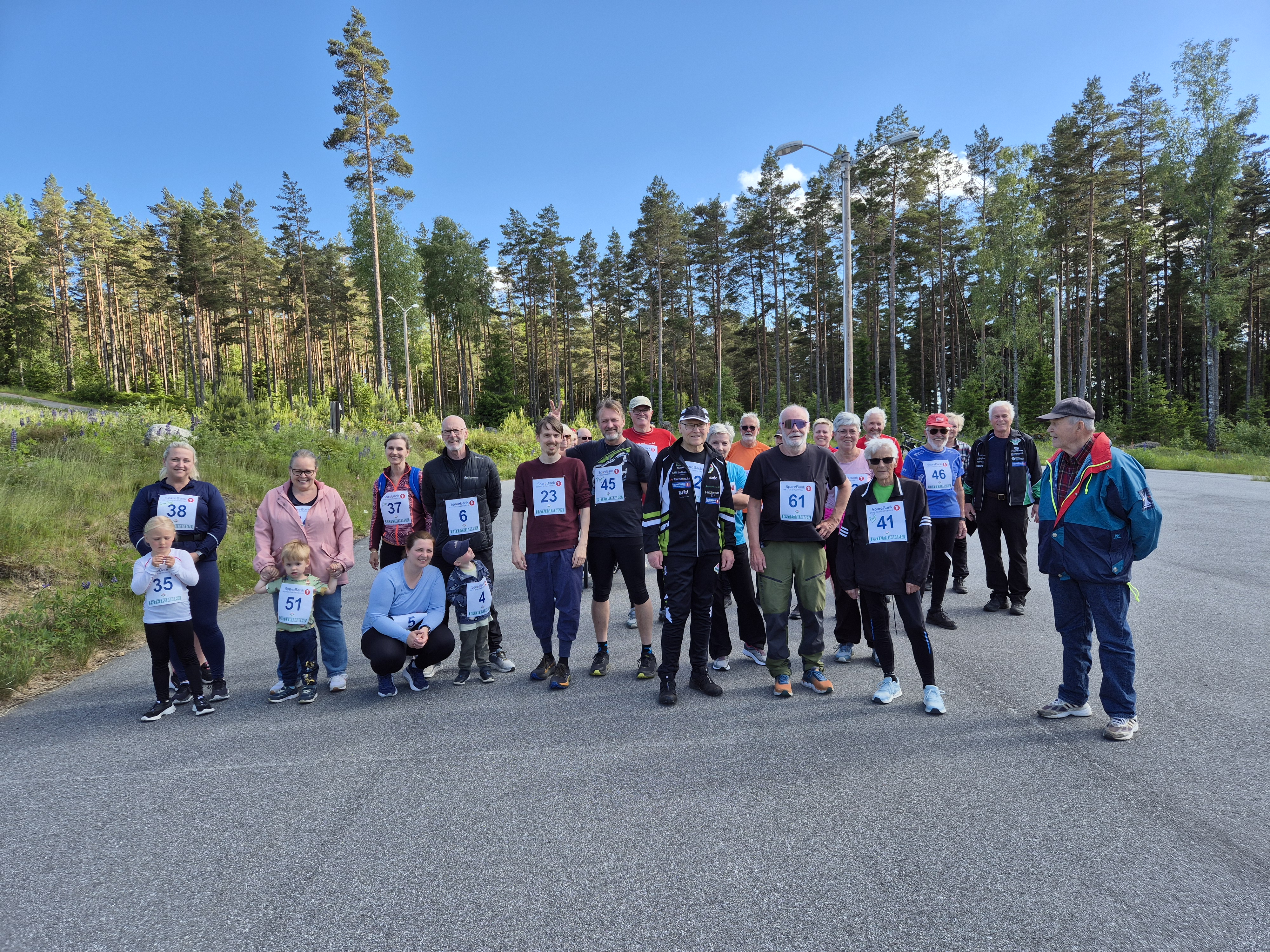 Torsdag 11. juni: 34 med på dagens Ertetrim!