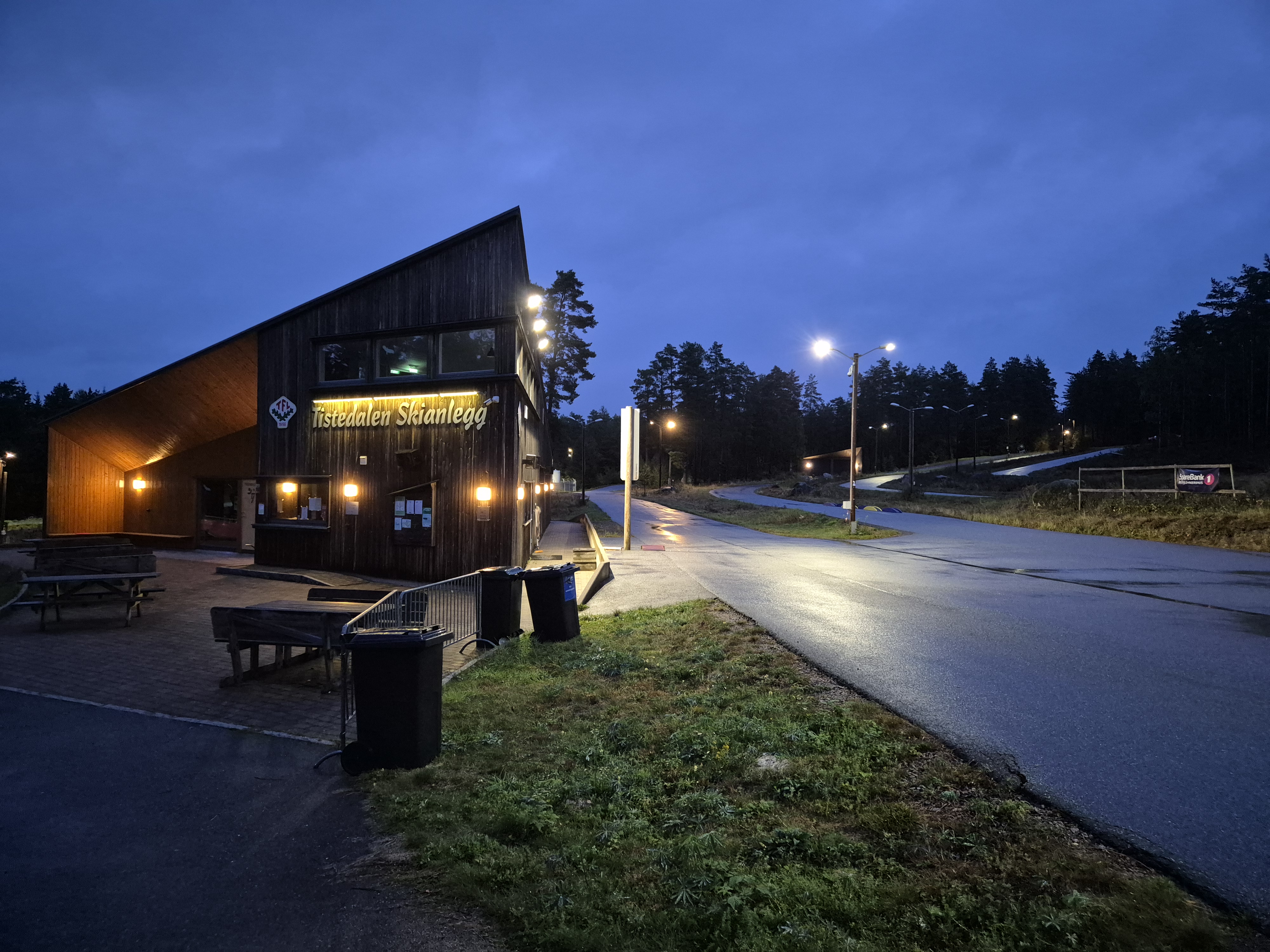 Skianlegget: Bare lys i halve løypa!