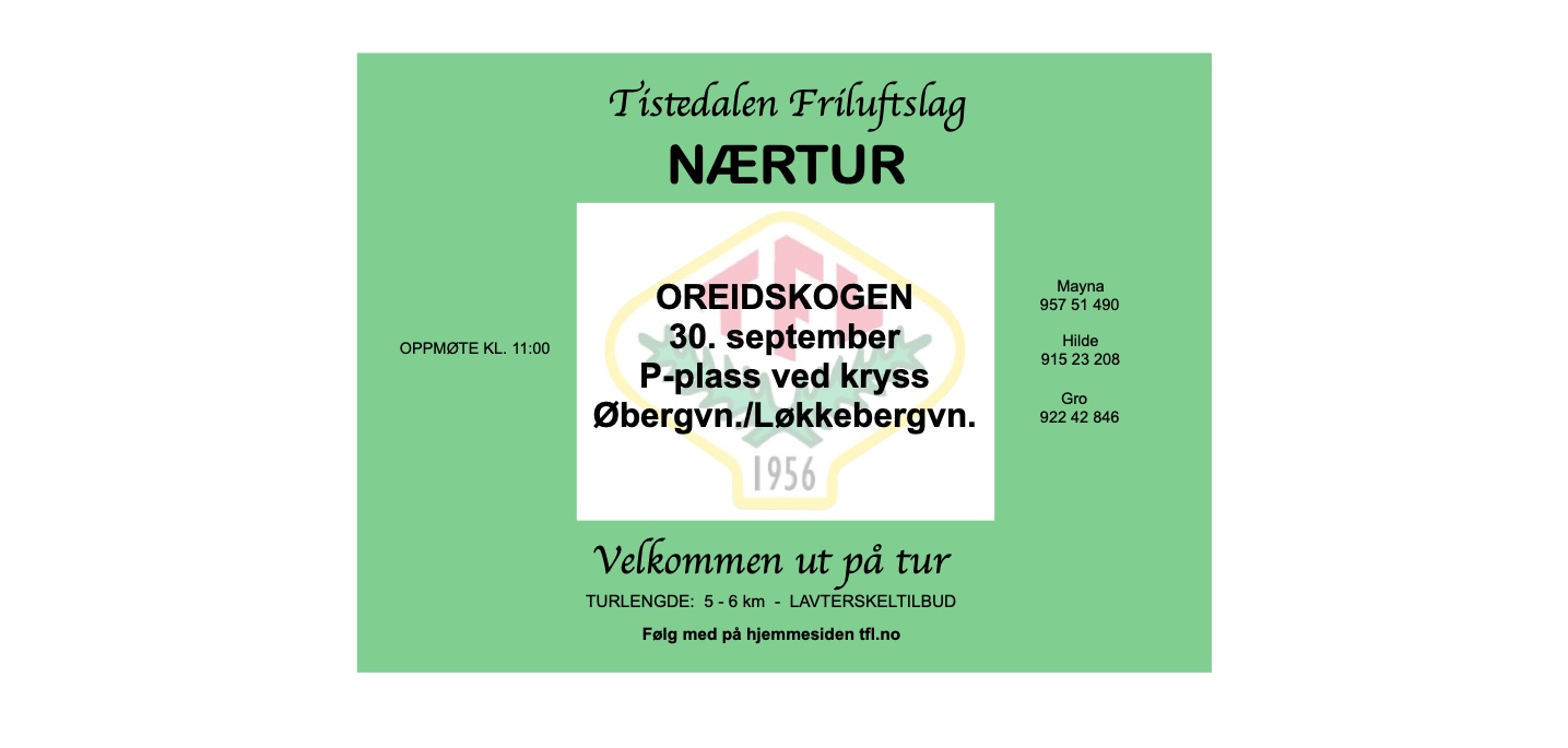 Nærturen 30. september