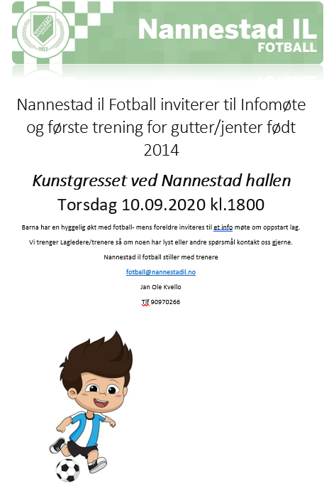 Oppstart Gutter/Jenter 2014