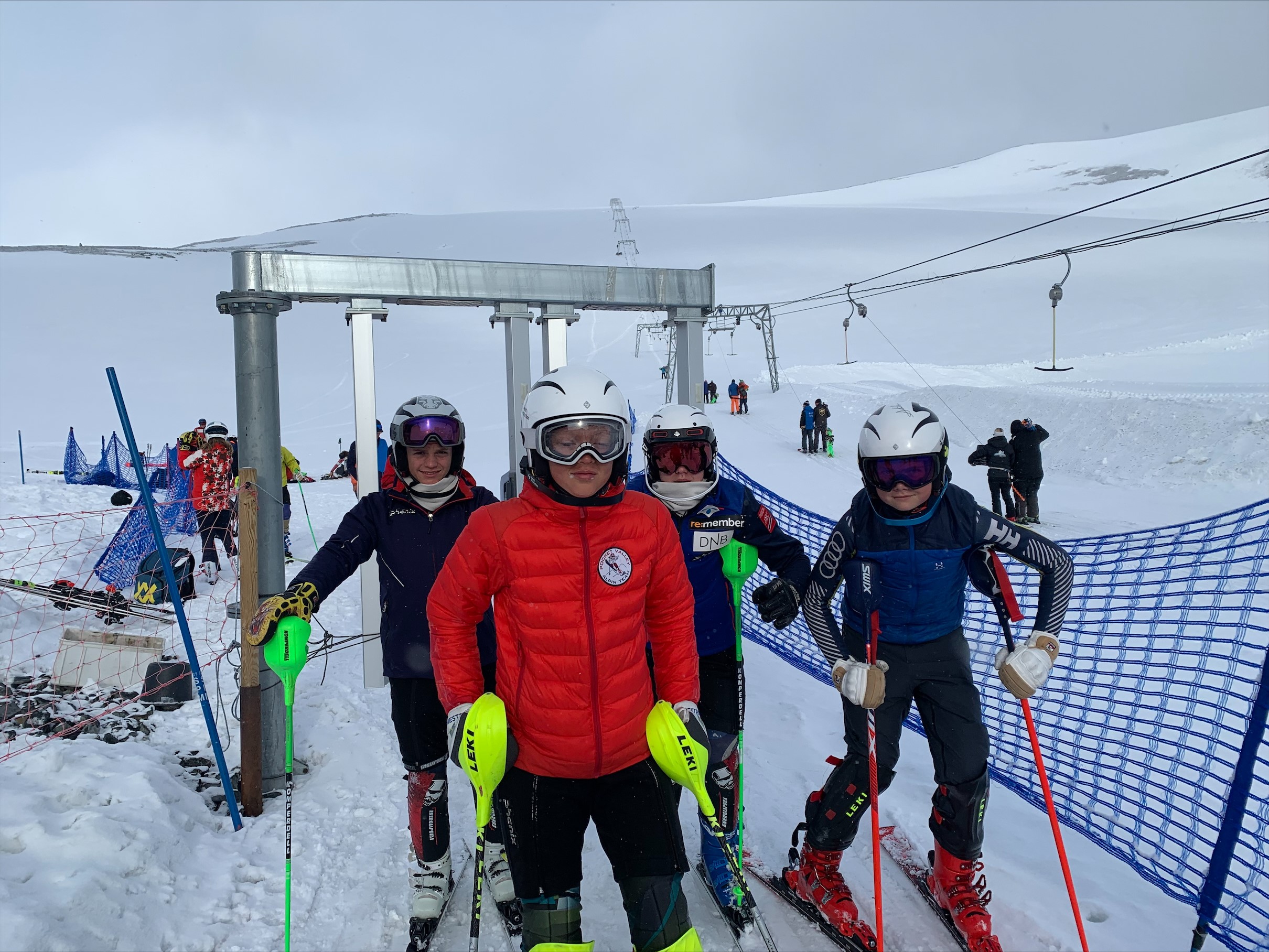 Treningssamling i juvas for alpintgruppa