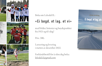 Snart er jubileumsboka her!