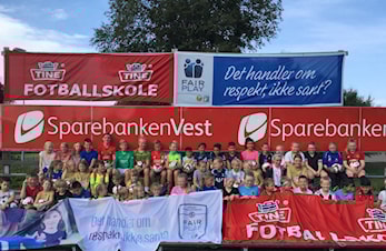 Flott gjennomført Tine-Fotballskule