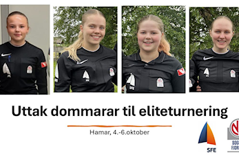 Ingeborg og Ellinor uttekne til eliteturnering