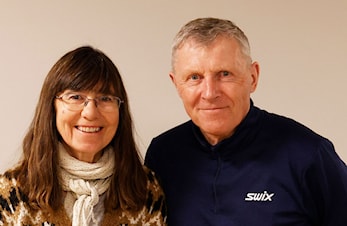 Anne og Gudmund er nye i Litrim-styret klare for en ny spennende sesong.