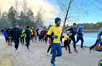 Nyttårsløpet ble arrangert rundt 2.dam i Bjørndalen med 44 deltagere