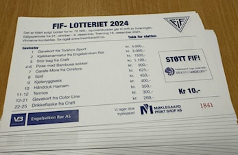FIF-lotteriet er godt igang! Tar du en ekstra utfordring?