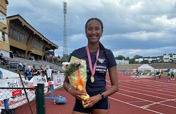 Jamila Isman ble norgesmester i U20 mangekamp
