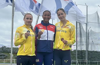 Gull til Jamila Isman under Nordisk mesterskap U20