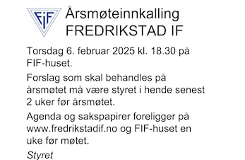 Årsmøteinnkalling