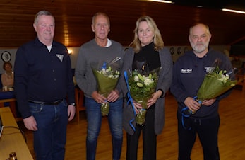 Helge, Christine og Pål Erik takker av i styret